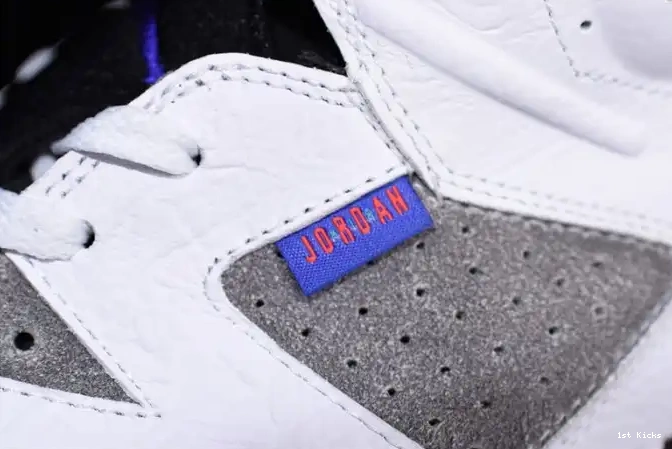 1st Kicks Shoes 6 Air Grey Jordan Flint CI3125-100 0503